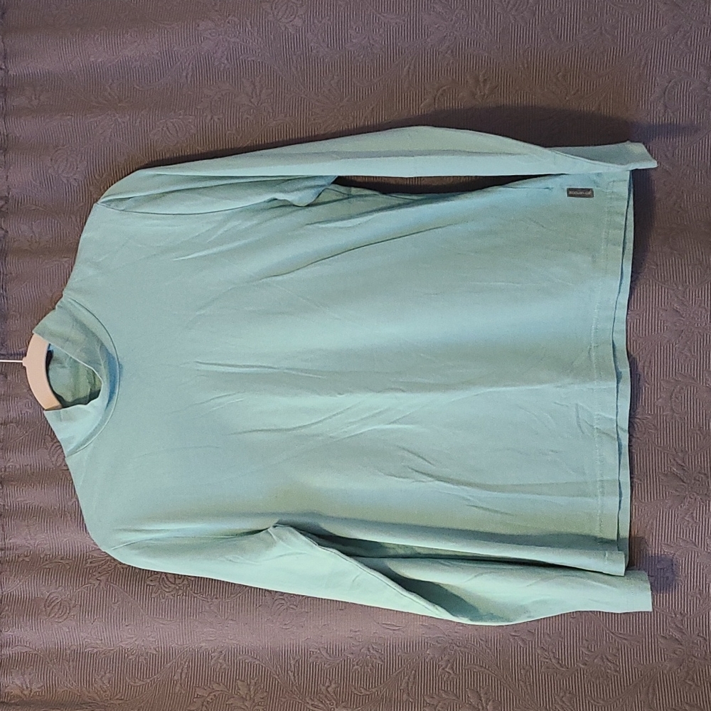 🌸 Woolrich Mockneck Blue Long Sleeve, M